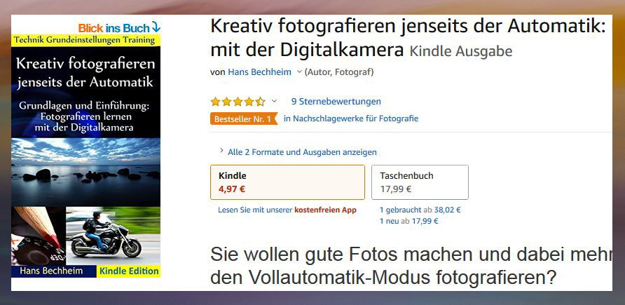 Bestseller, Fotografieren lernen, ohne Automatik