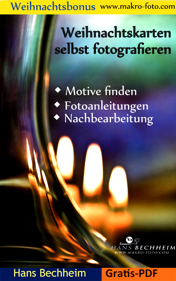 Fotografieren lernen, Weihnachtskarten fotografieren, Gratisebook